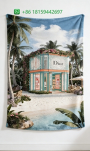 Dior Throw Blankets